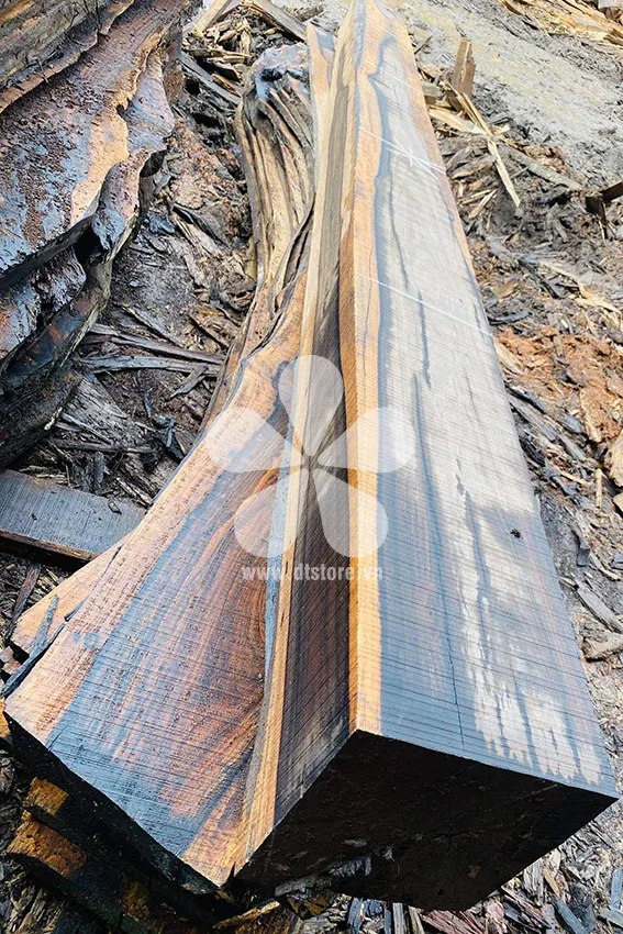 Afzelia wood DTGNL06 - Origin South Africa. Variety Green Ebony wood. - Image 7