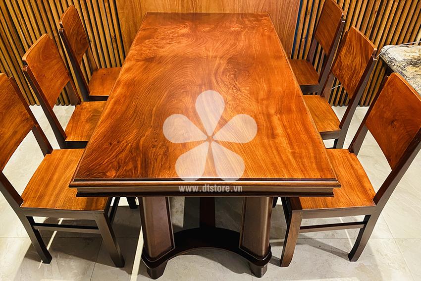 Bộ bàn ăn DTBAA03 - Bộ bàn xưa thật quen thuộc trong kí ức bao thế hệ người Sài Gòn với kiểu dáng cùng vẽ đẹp chất liệu gỗ tự nhiên,...