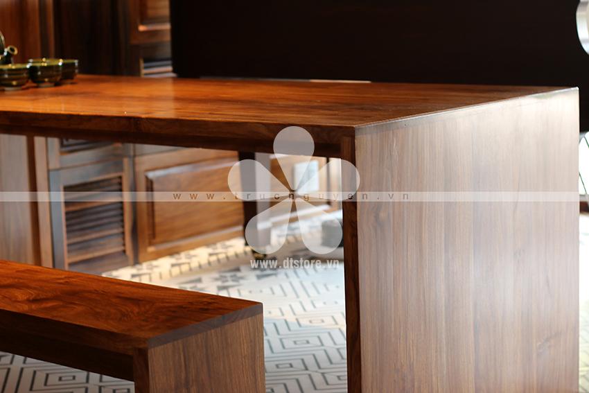 Bộ bàn ăn DTBAA04 - Bộ bàn với công dụng thật đa dạng cùng thiết kế tối giản với chủ đích tôn lên vẽ đẹp của gỗ tự nhiên (gỗ...