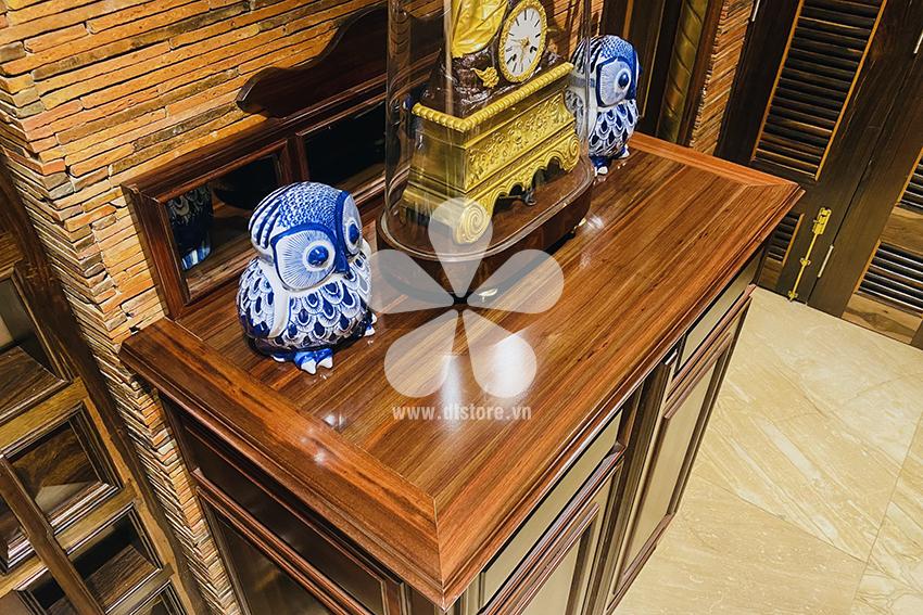 Decorative cabinet DTTTT01 - Chiếc tủ gỗ Cẩm mang đường nét xa xưa phù hợp trang trí không gian nhằm hoài niệm cùng với công năng sử dụng rất thuận tiện và linh hoạt cao. 110 cm x ...