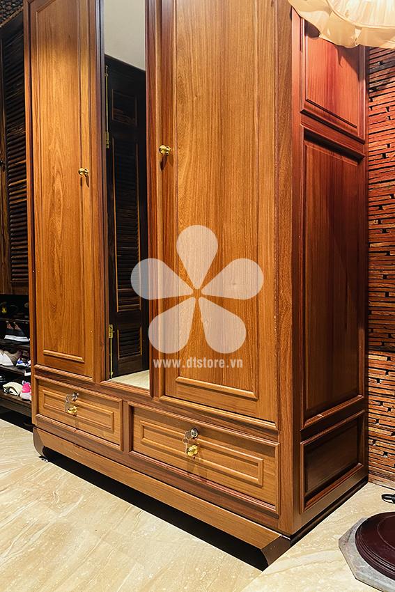 Vintage wardrobe DTTUA01 - Chiếc tủ áo mang phong cách xưa và nay pha trộn, cùng thiết kế riêng biệt với chiều sâu nhỏ rất tiện lợi trong các không gian phòng nhỏ hẹp, chủ đích nh...