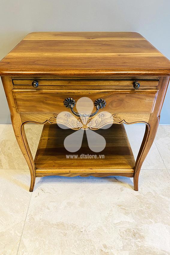 Vintage wooden pedestal DTDGM02 - Chiếc đôn với họa tiết hoa văn tinh tế chất liệu gỗ Tràm với công năng sử dụng độc lập hoặc dùng kết hợp trang trí trong các không gian nội thất. 64 cm...