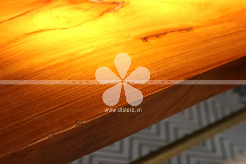 Wooden desk DTBLV04 - Description The table is a spontaneous creative product from the beauty of wood. The combination of two materials not only creates beauty but also... - Image 3